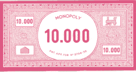 50 billets 200 frans MONOPOLY - jeux societe